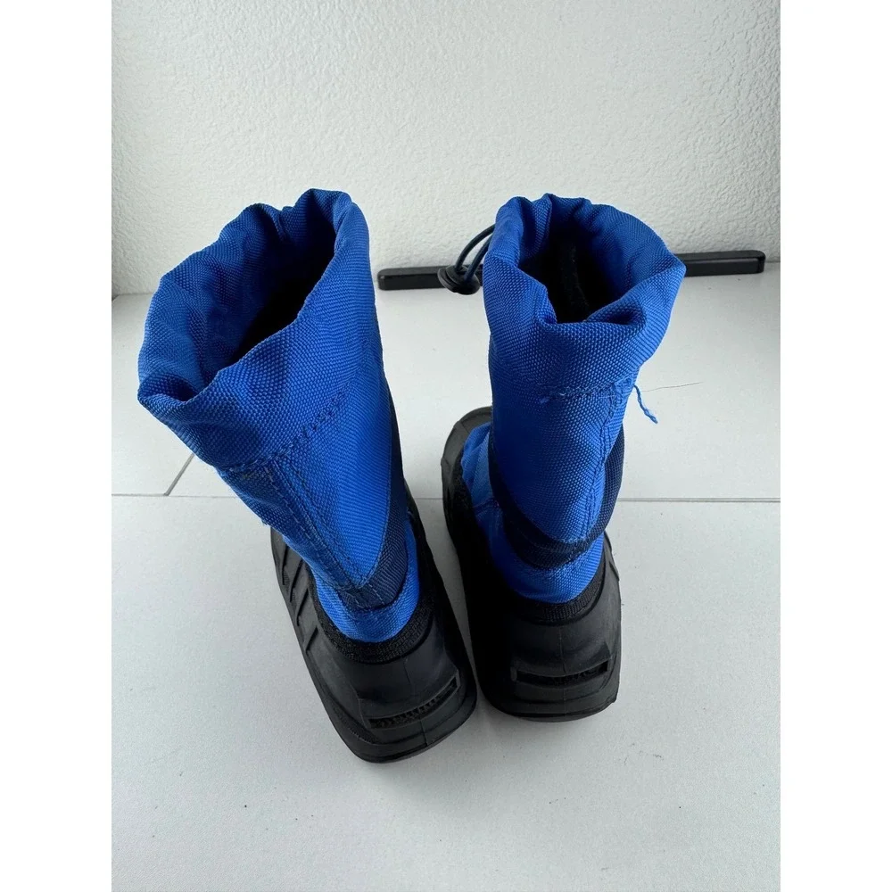 Kamik Fireball Kids‎ Blue Winter Snow Boots Waterproof Size 8
